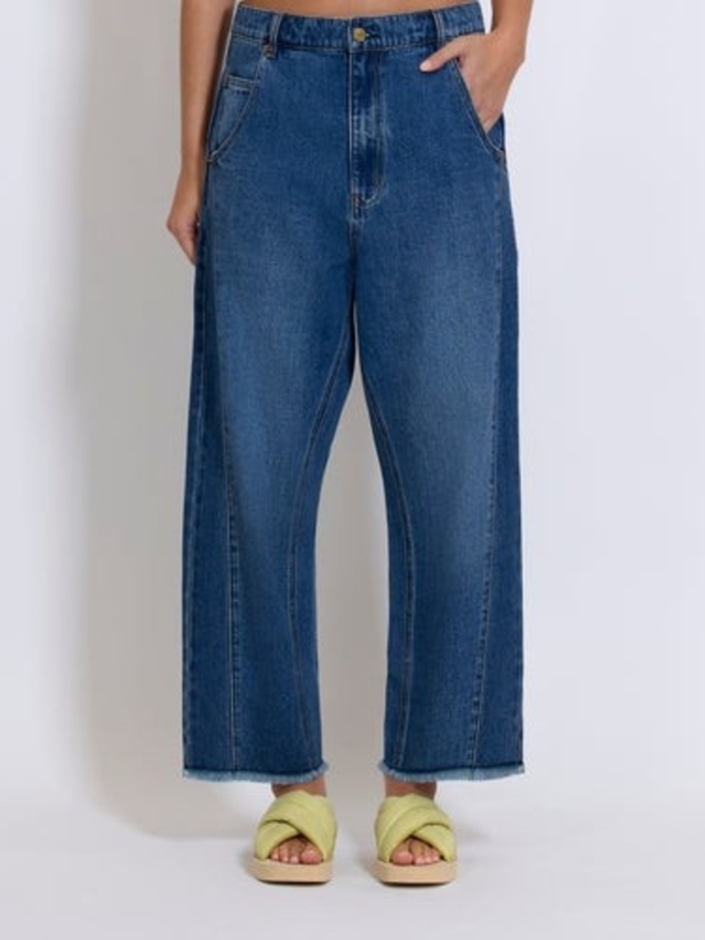 ROUCHA Wide Leg Delvaux Denim Size D